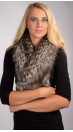 Silver Fox Fur Scarf - Fur on both sides